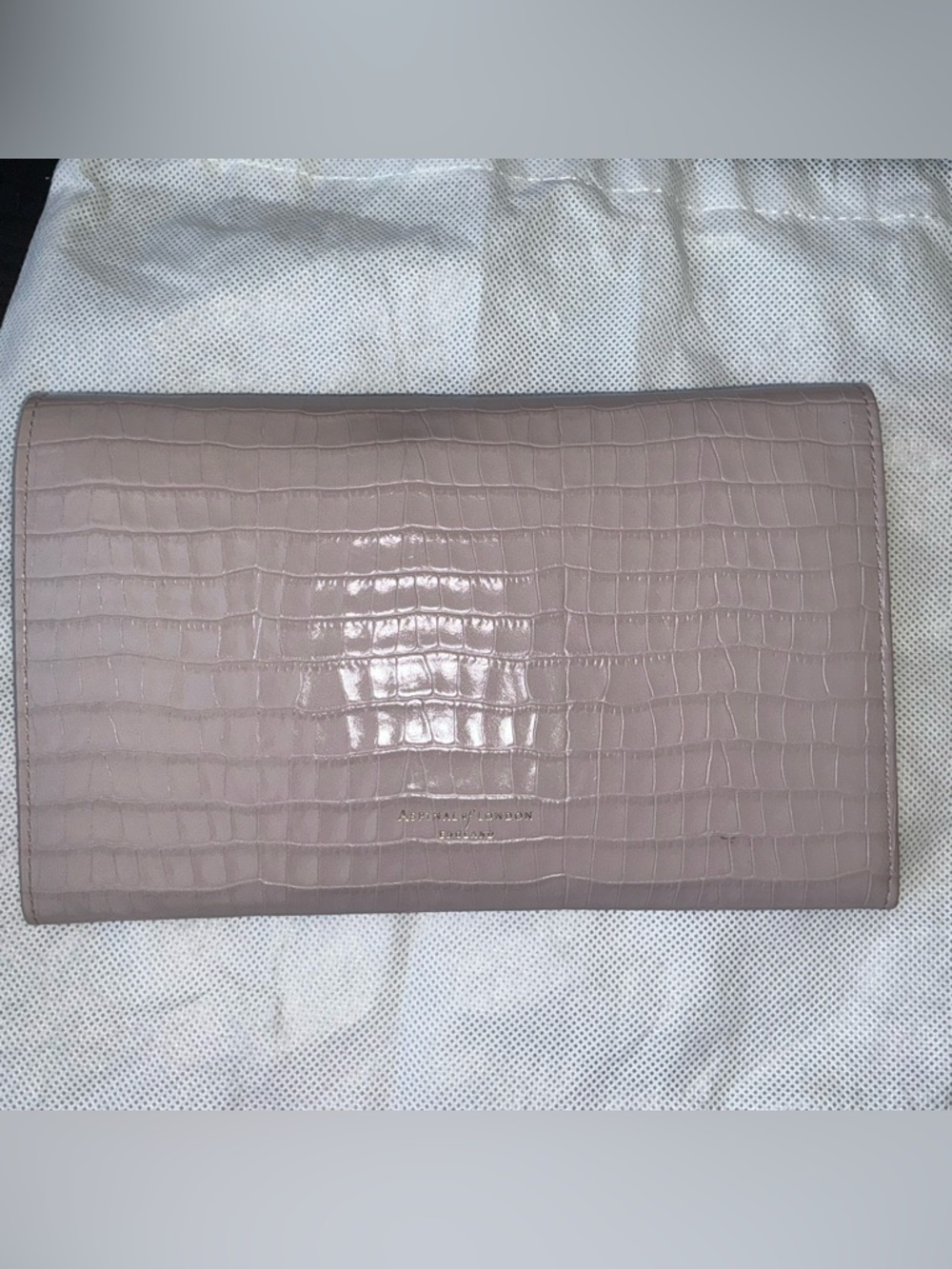 NWOT Aspinal Croc-Embossed Travel Wallet - Picture 2 of 11
